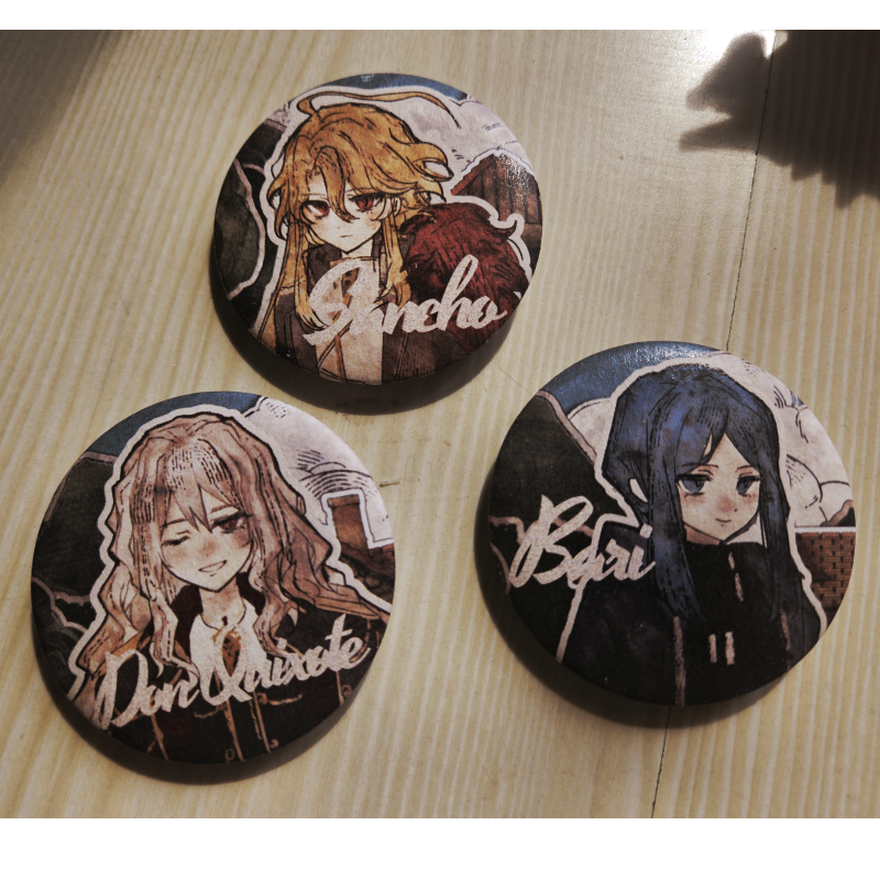 Mirror World Badge/Relief Coin doujin game limbuscompany pins