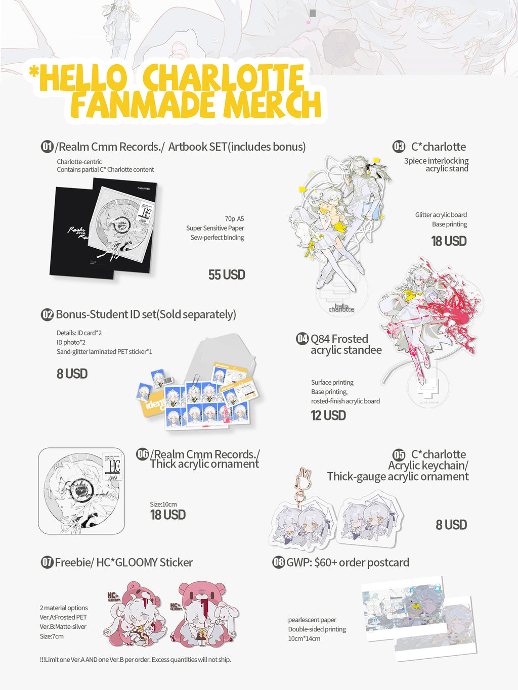 /Realm Cmm Records./Hello Charlotte Fanmade Merch