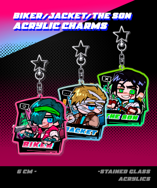 HLM Biker/Jacket/The Son Acrylic Charm acrylics game hlm tatsu