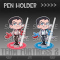 Team Fortress2-Pen Holder Medic acrylics doujin game teamfortress