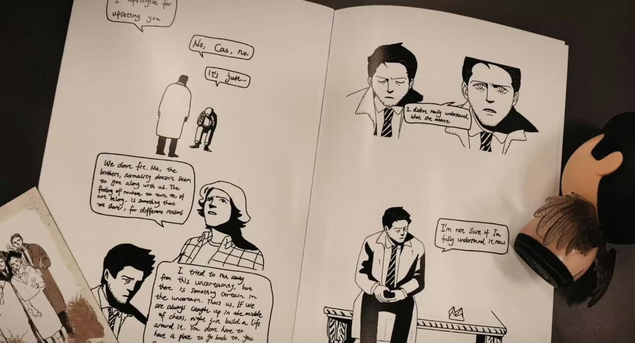A Friend Named Charlie Bradbury-Castiel&Charlie friendship Comic doujin prints spn