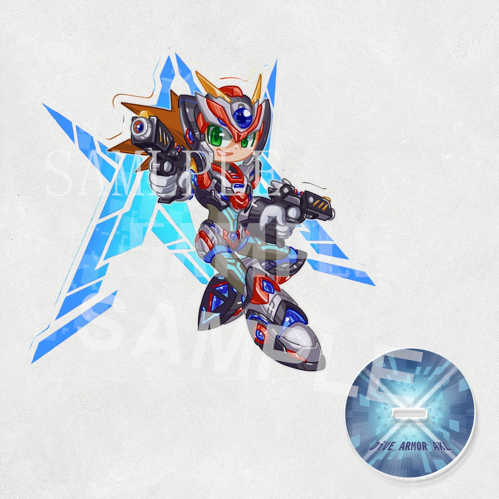 Dive Armor Standee（X/ZERO/AXL） acrylics game ling6 megaman