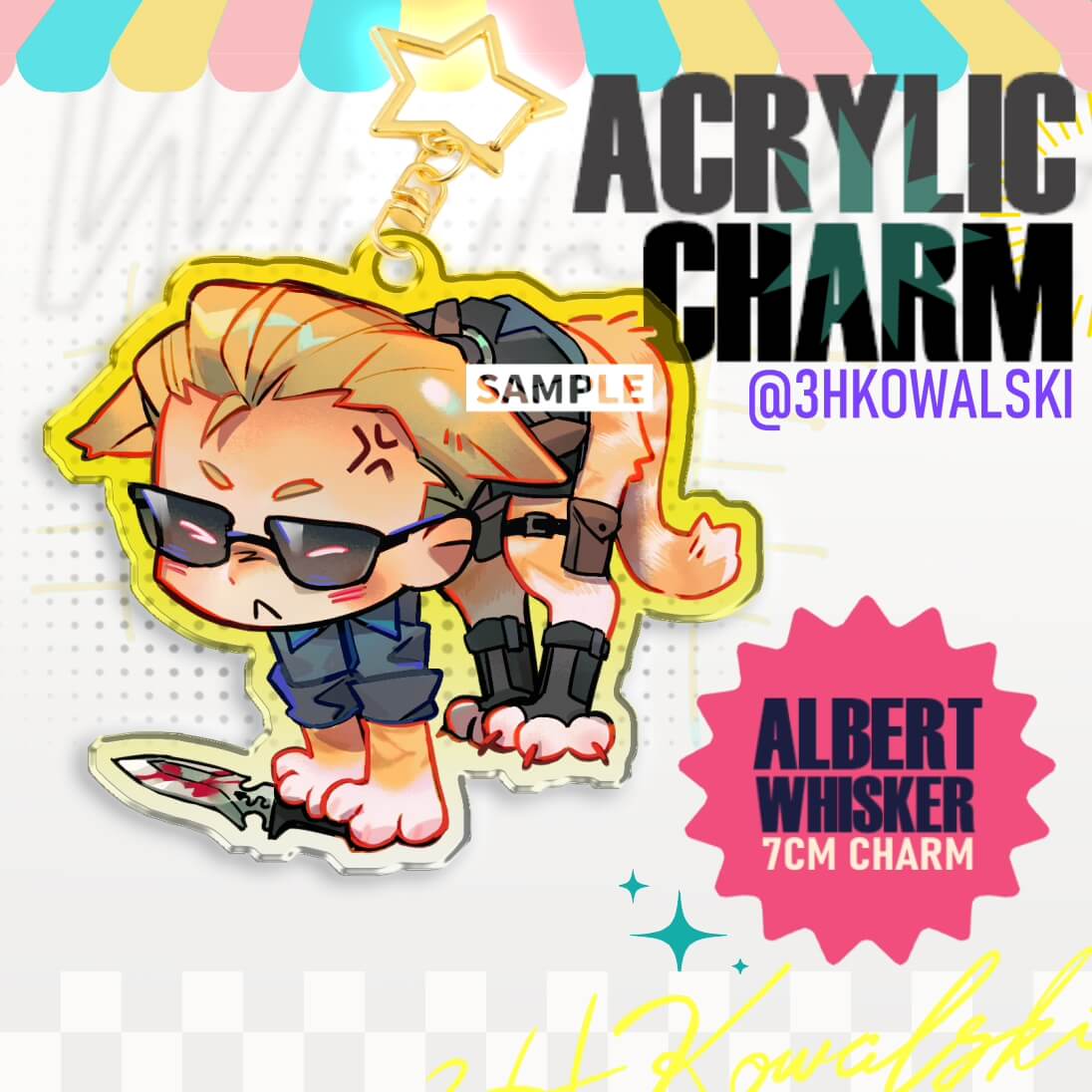 Pre-order Resident Evil Merch Set by @3HKOWALSKI 3HKowalski acrylics doujin game Resident Evil