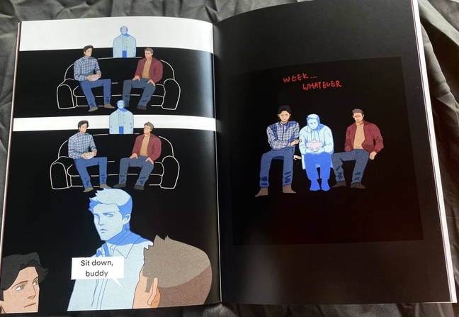 BE RIGHT BACK Destiel Comic