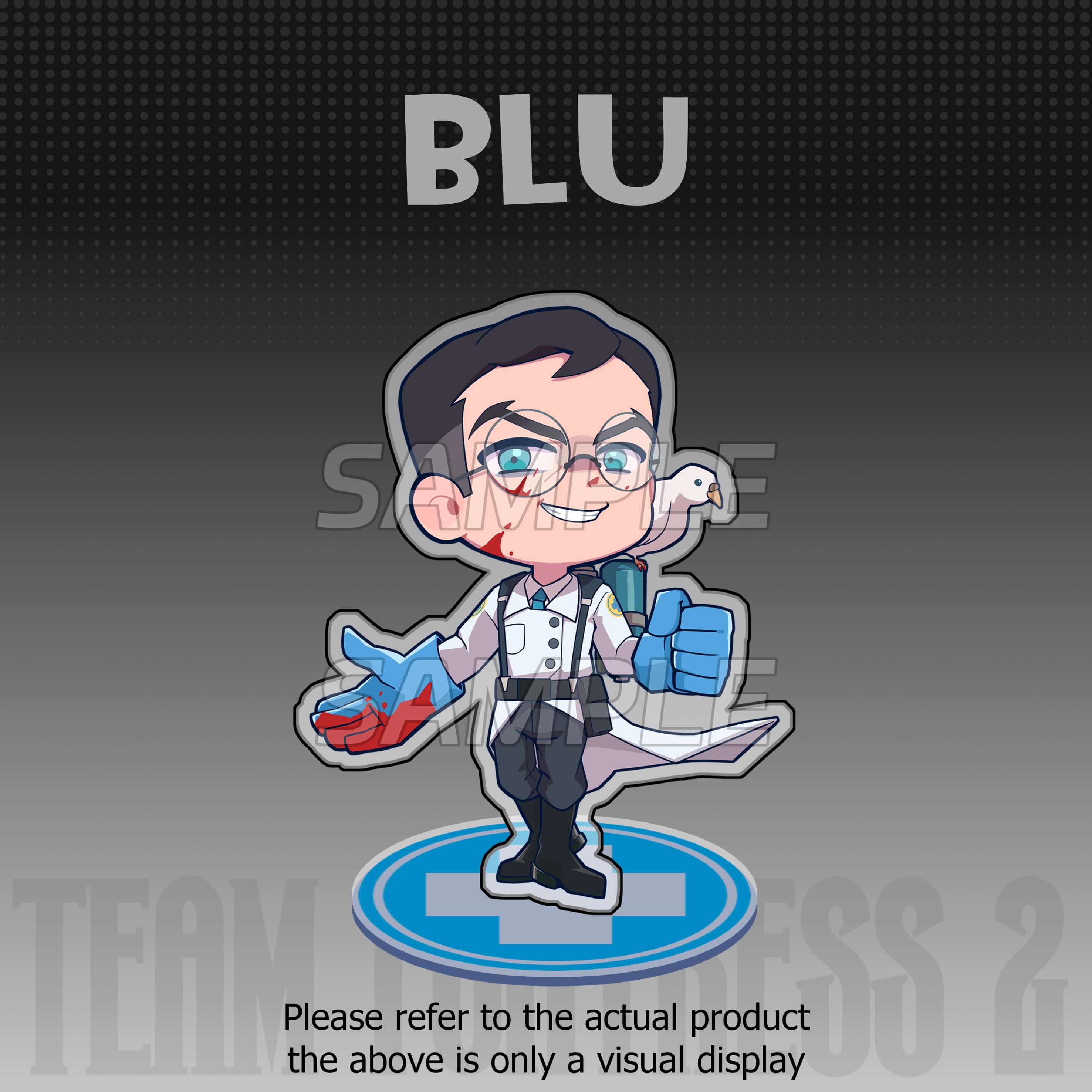 Team Fortress2-Pen Holder Medic acrylics doujin game teamfortress