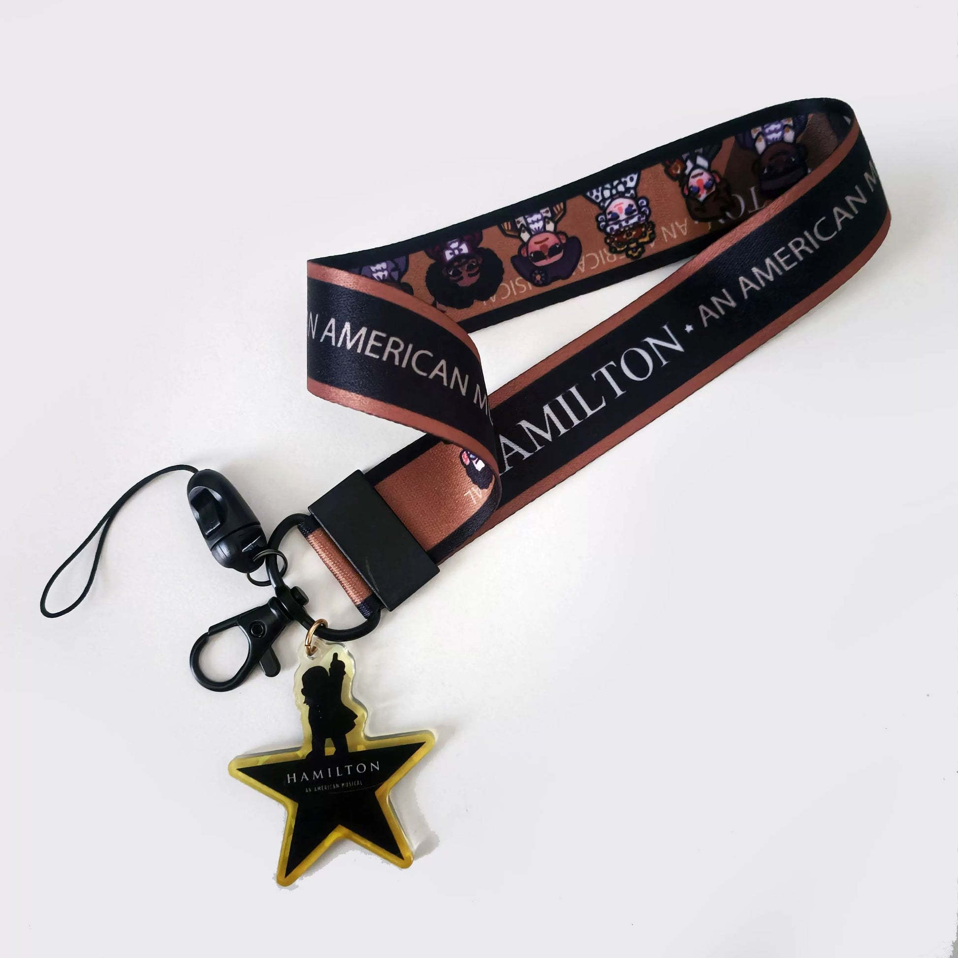 Hamilton-All cast Phone Strap-Musical doujin duc_paradise musical