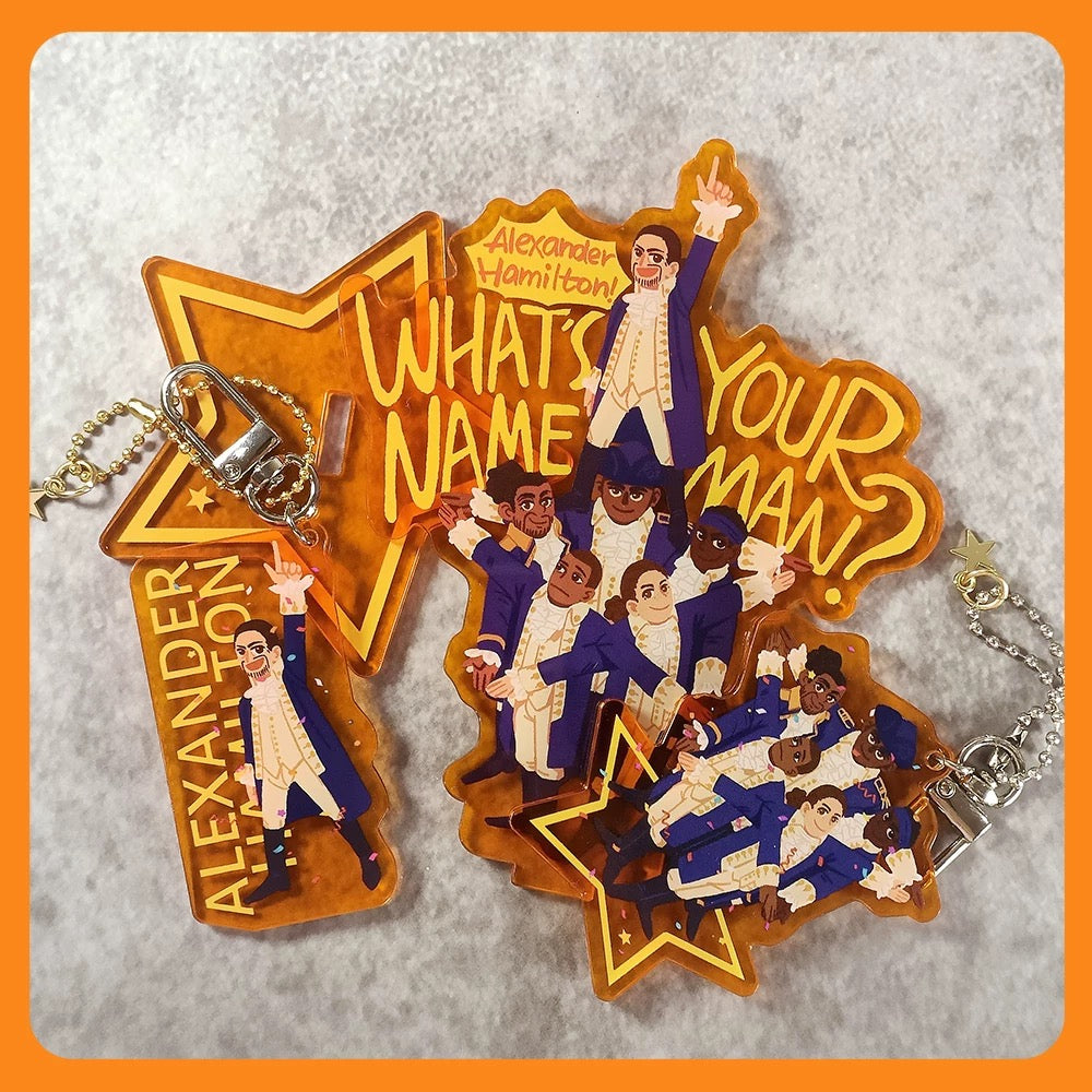 Hamilton-Acryl Stand/key holder-Musical acrylics doujin duc_paradise musical