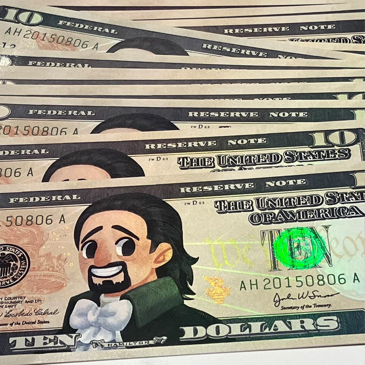 Hamilton-$10 Bookmark/Acryl key holder-Musical acrylics doujin duc_paradise musical prints