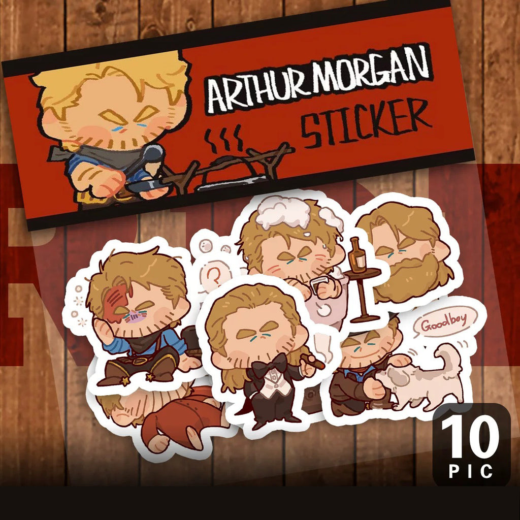 Red Dead Redemption 2-Arthur-Stickers/Acryl Stand/Badge/Acryl key holder acrylics doujin duc_paradise game prints