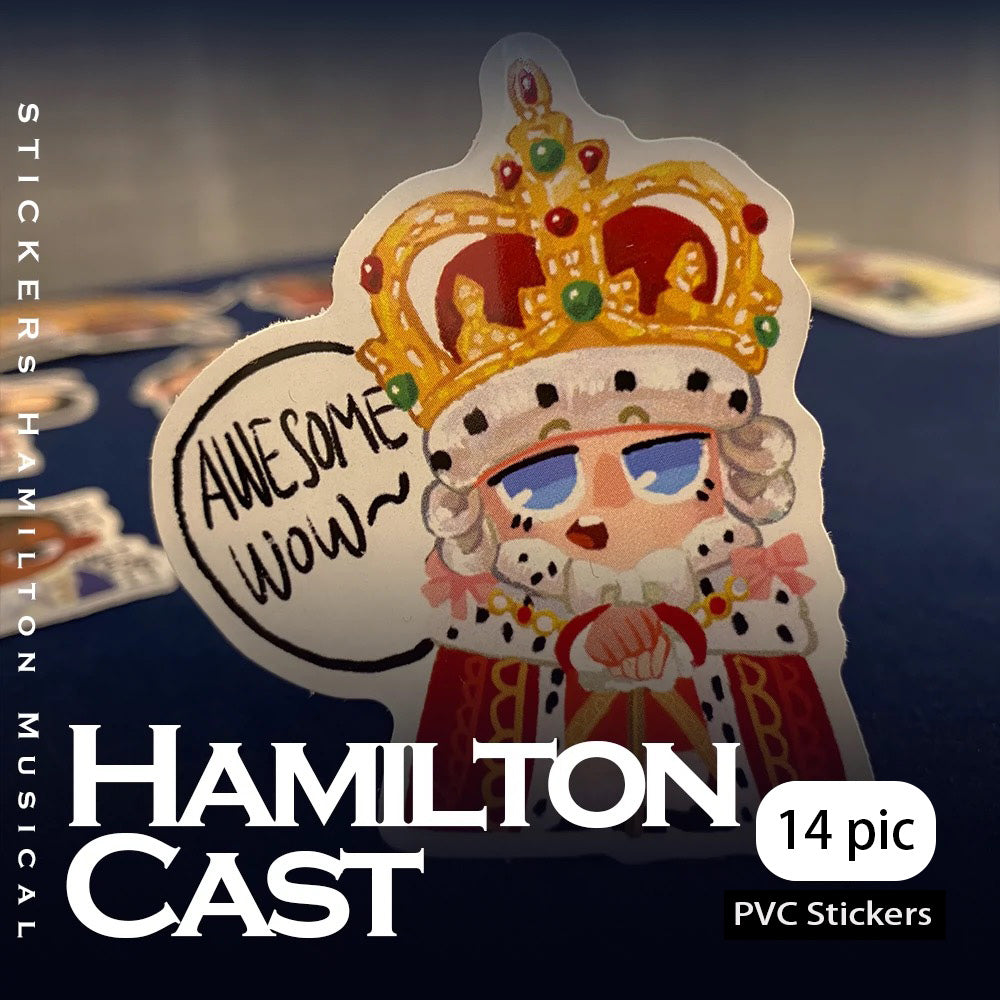 Hamilton-All cast PVC stickers-Musical doujin duc_paradise musical prints