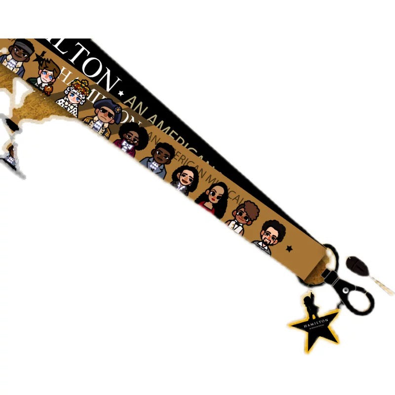 Hamilton-All cast Phone Strap-Musical doujin duc_paradise musical