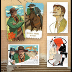Pedro Pascal-Fan art book/Ticket Stub/Postcard doujin duc_paradise game prints