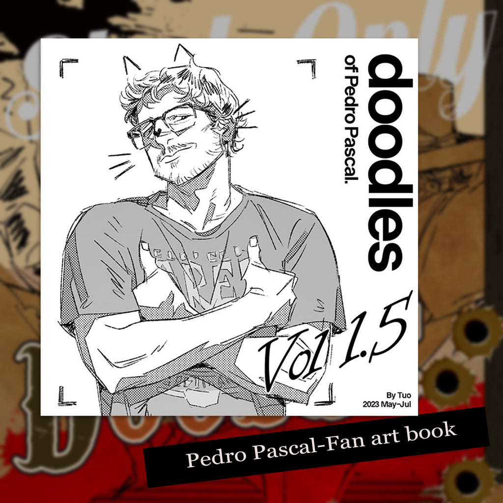 Pedro Pascal-Fan art book/Ticket Stub/Postcard doujin duc_paradise game prints