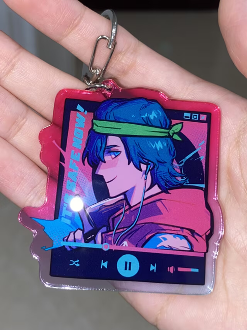HLM Biker Player Charm acrylics game hlm tatsu