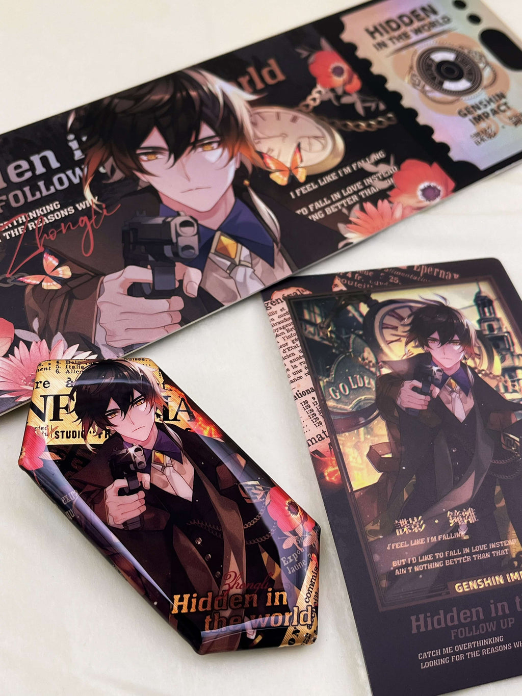 Genshin Impact-鍾離 Zhongli-Hidden In The World doujin game genshin kefantasy prints
