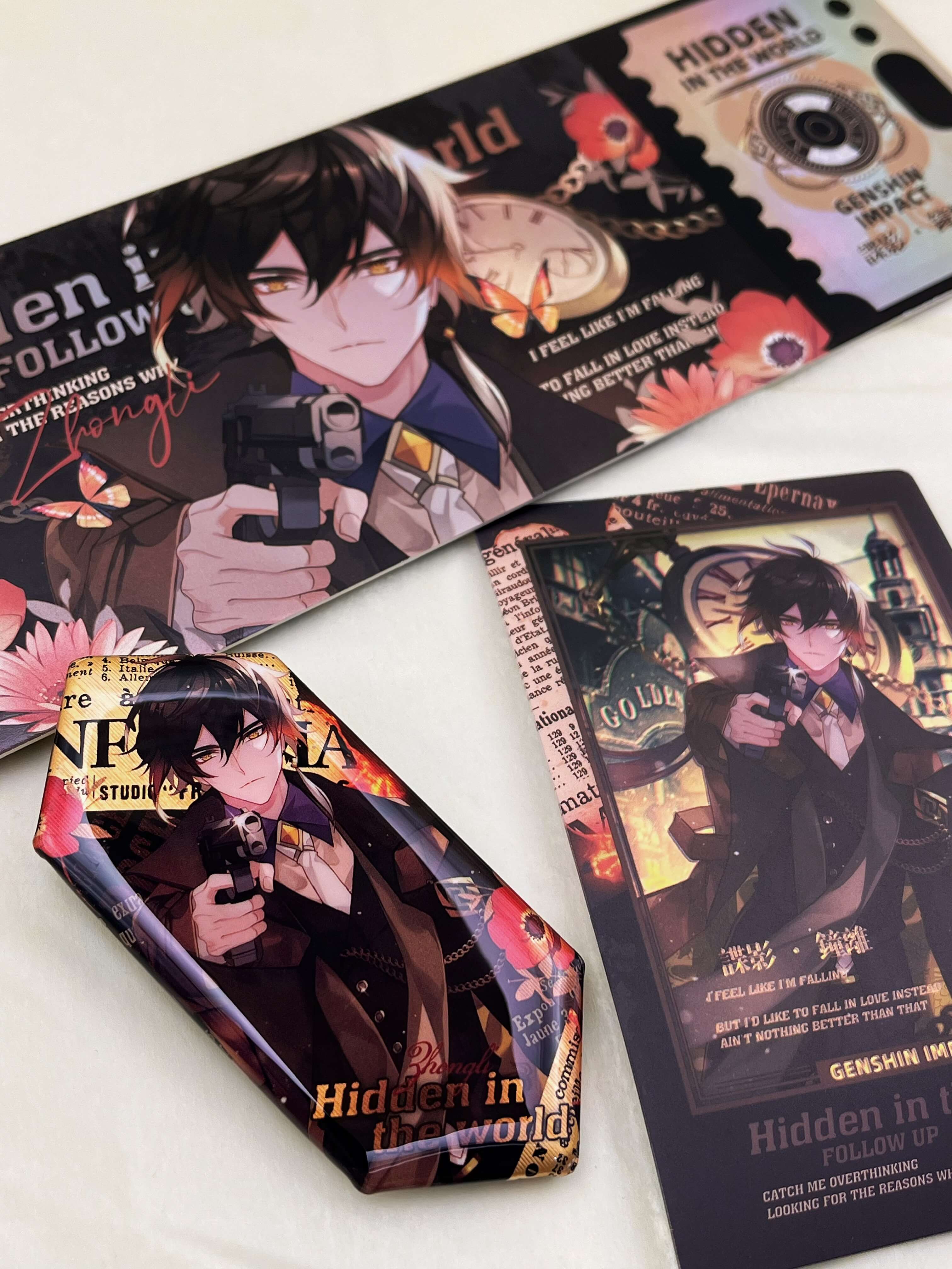 Genshin Impact-鍾離 Zhongli-Hidden In The World doujin game genshin kefantasy prints