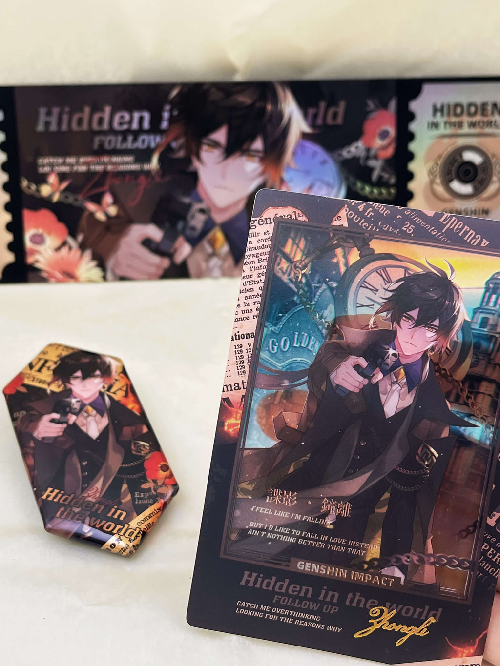 Genshin Impact-鍾離 Zhongli-Hidden In The World doujin game genshin kefantasy prints