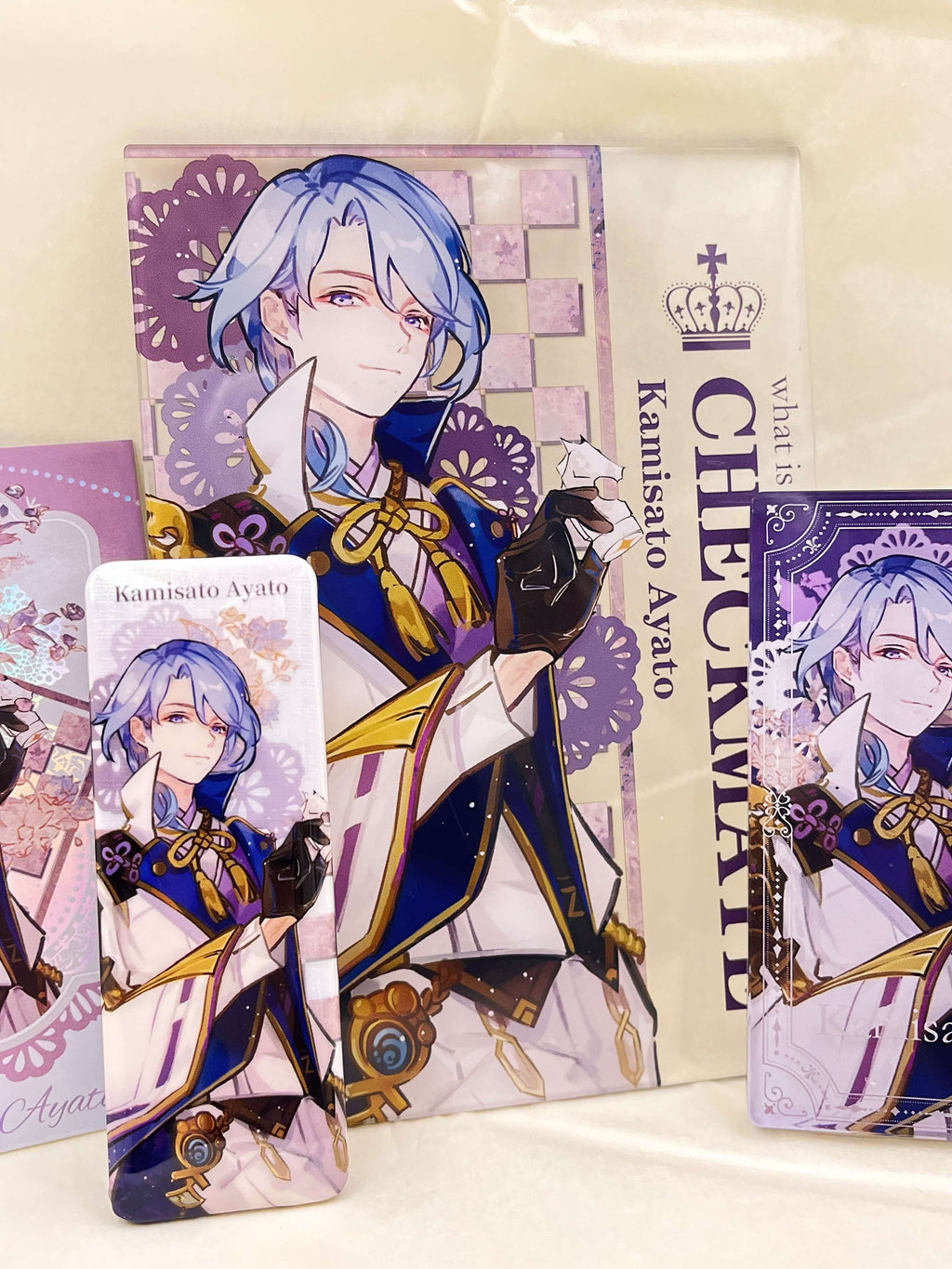 Genshin Impact-神里綾人 Kamisato Ayato-Checkmate doujin game genshin kefantasy prints