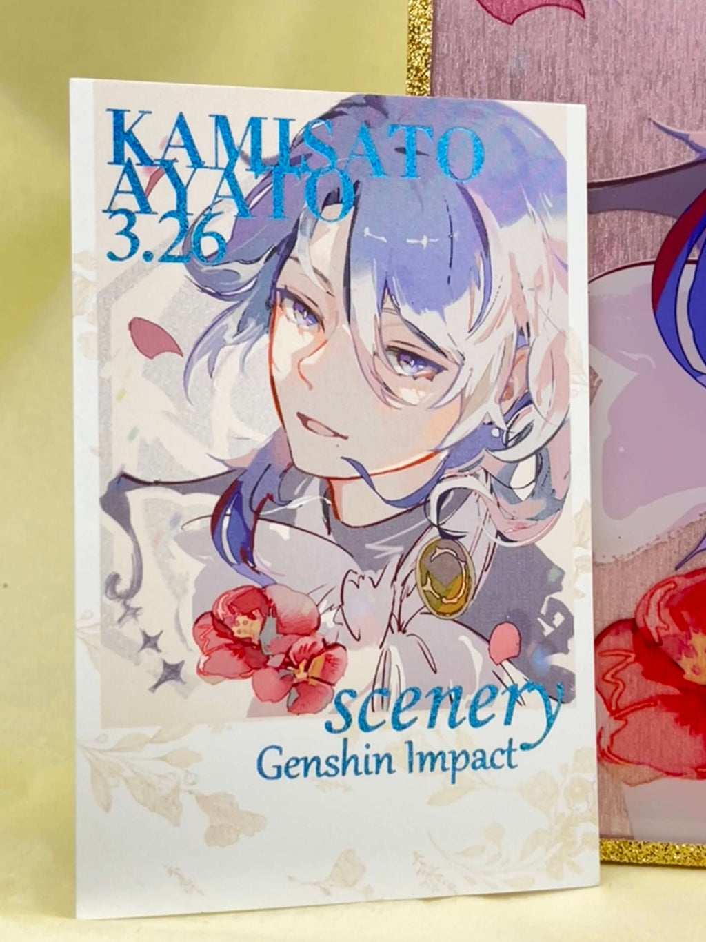 Genshin Impact-神里綾人 Kamisato Ayato-Scenery doujin game genshin kefantasy prints