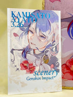 Genshin Impact-神里綾人 Kamisato Ayato-Scenery doujin game genshin kefantasy prints