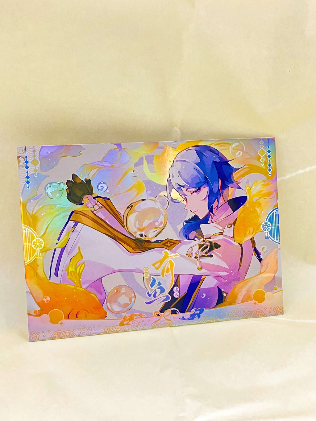 Genshin Impact-神里綾人 Kamisato Ayato-Fish doujin game genshin kefantasy prints
