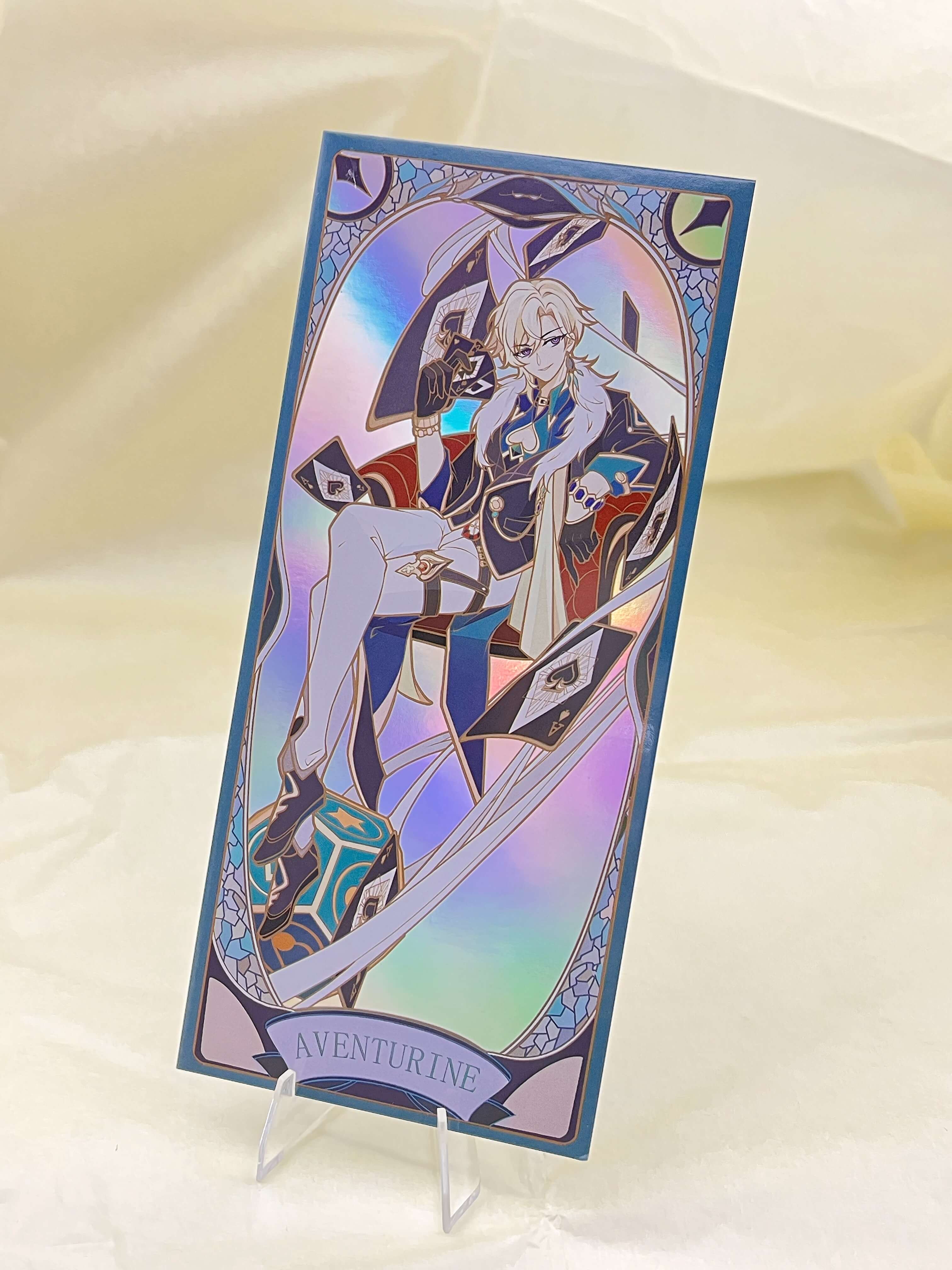 Honkai: StarRail Aventurine&Sunday Tarot Card doujin game honkai kefantasy prints