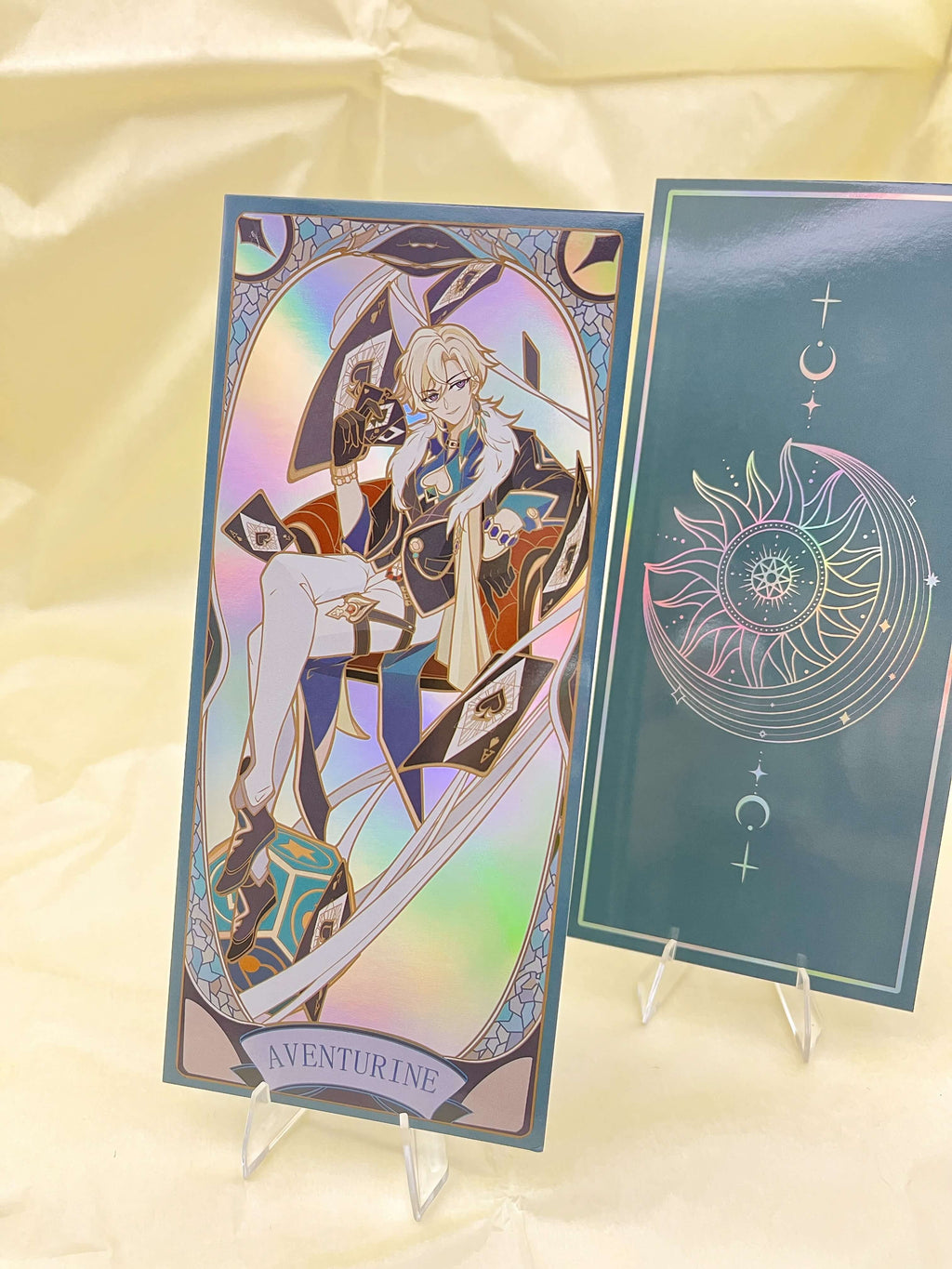 Honkai: StarRail Aventurine&Sunday Tarot Card doujin game honkai kefantasy prints