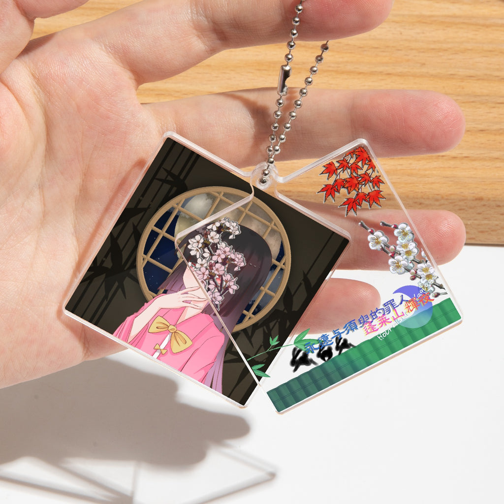 Alice/Flandre/Kaguya Keychain acrylics doujin flsan game touhou