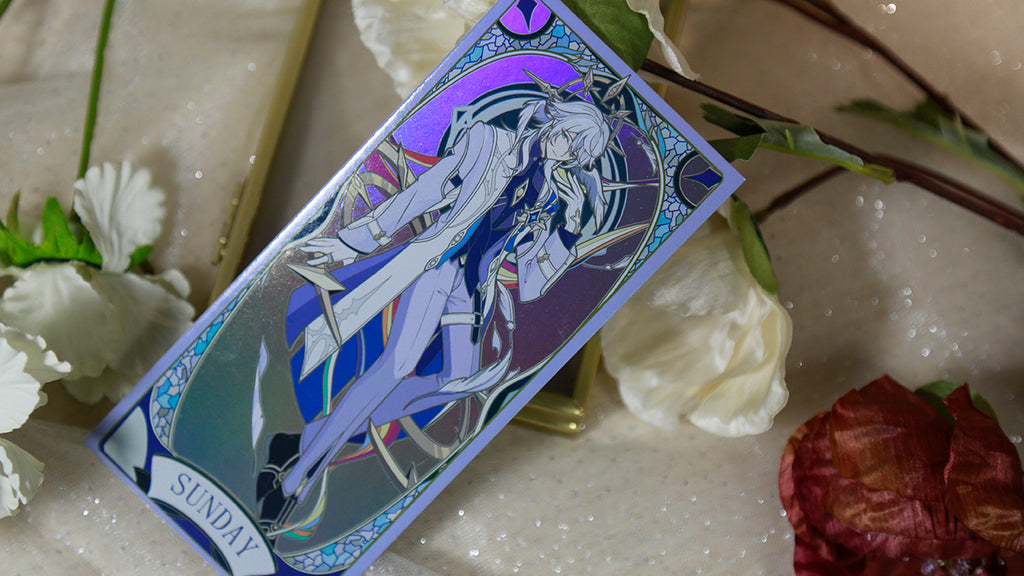 Honkai: StarRail Aventurine&Sunday Tarot Card doujin game honkai kefantasy prints