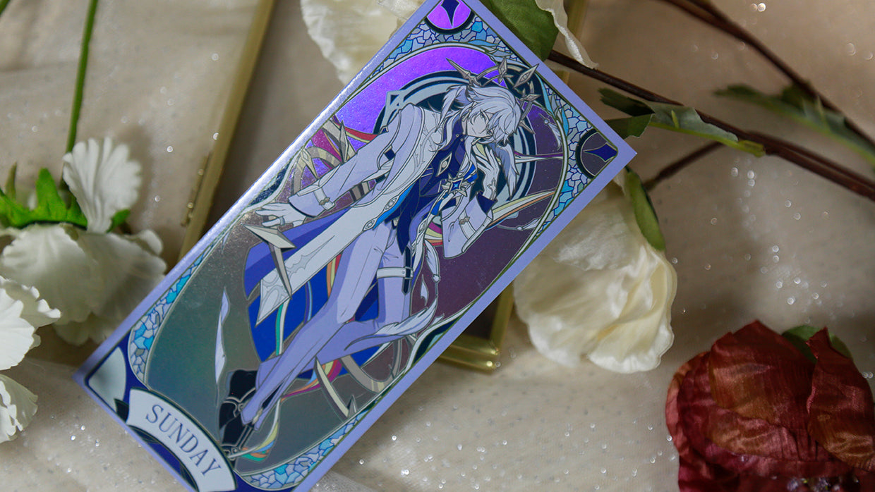 Honkai: StarRail Aventurine&Sunday Tarot Card doujin game honkai kefantasy prints