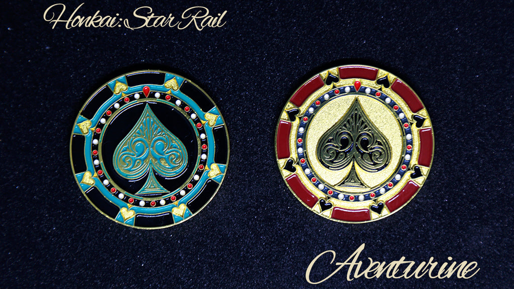 HonKai-砂金 Aventurine-Metal Enamel Coin doujin game honkai kefantasy