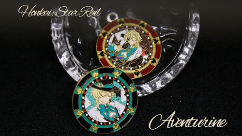 HonKai-砂金 Aventurine-Metal Enamel Coin doujin game honkai kefantasy