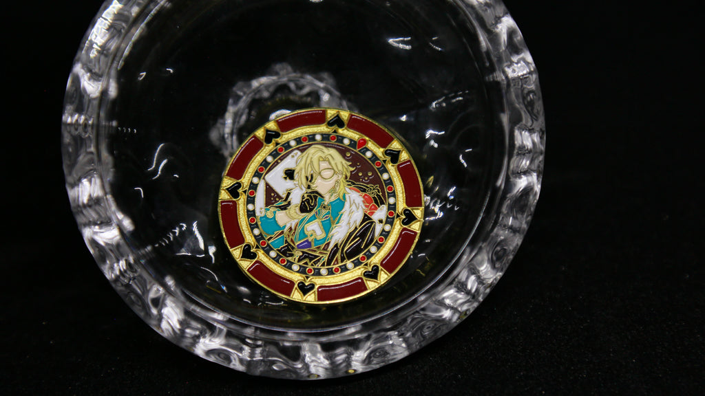 HonKai-砂金 Aventurine-Metal Enamel Coin doujin game honkai kefantasy
