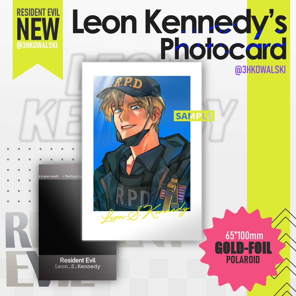 Pre-order Resident Evil Merch Set by @3HKOWALSKI 3HKowalski acrylics doujin game Resident Evil