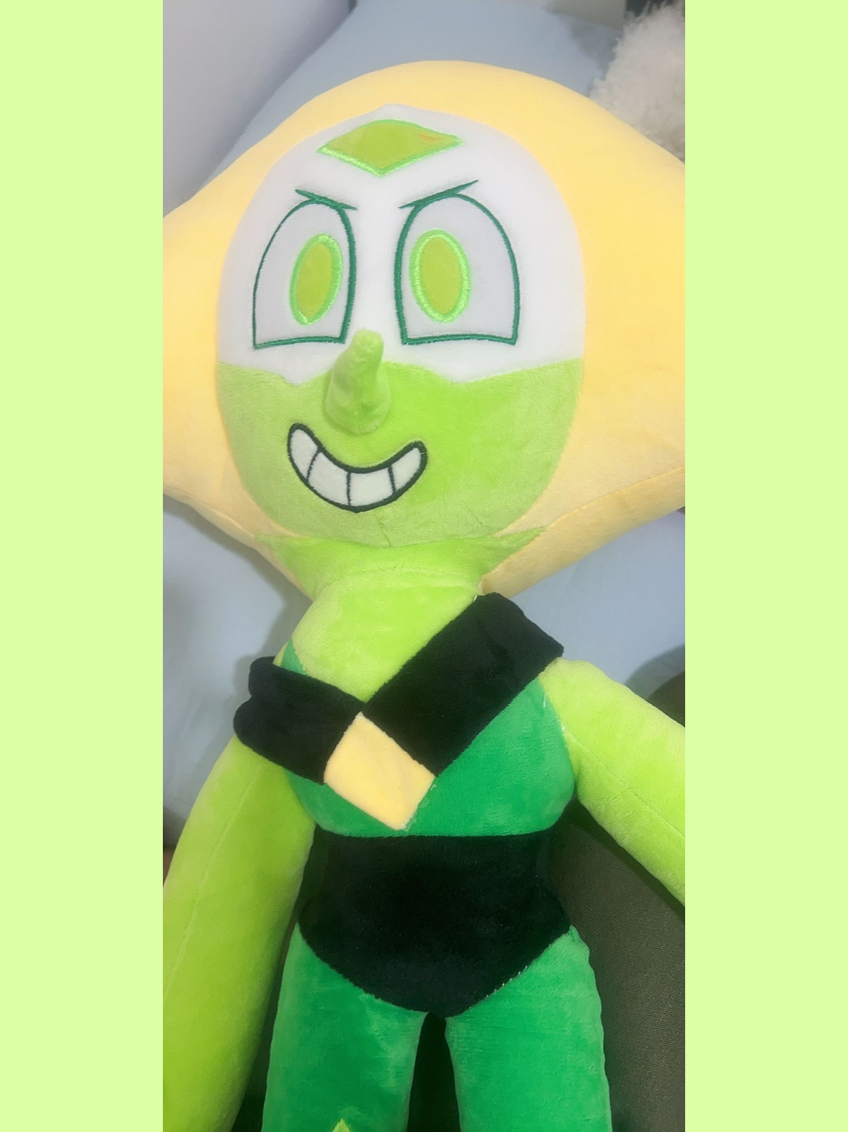 Peridot plush toy 60cm Large Steven Universe fan-made plush