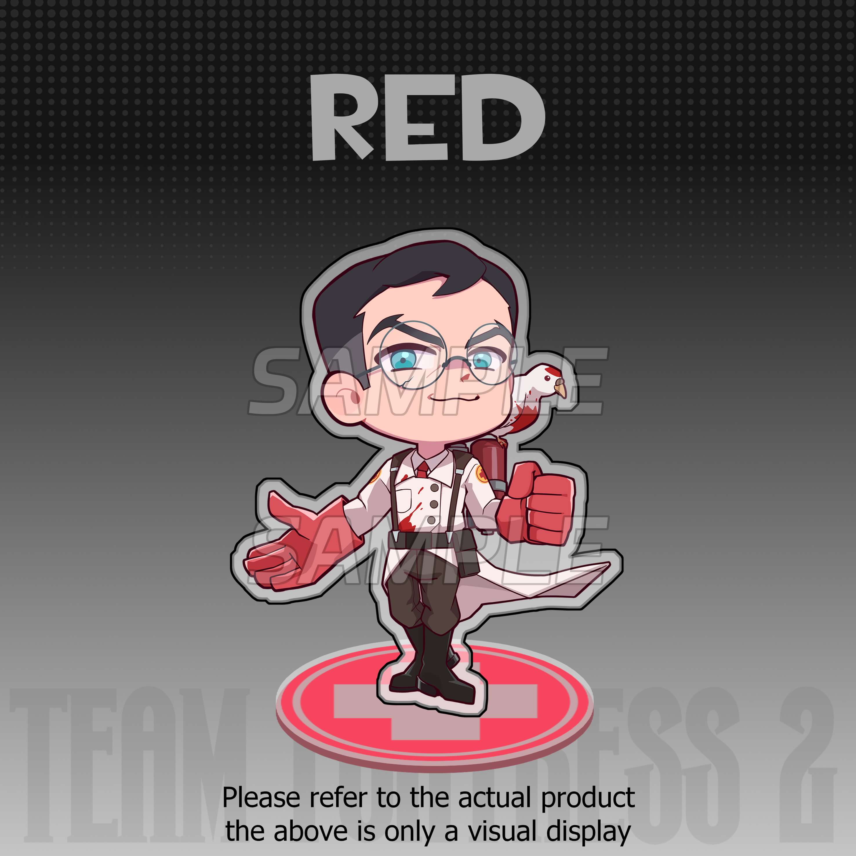 Team Fortress2-Pen Holder Medic acrylics doujin game teamfortress
