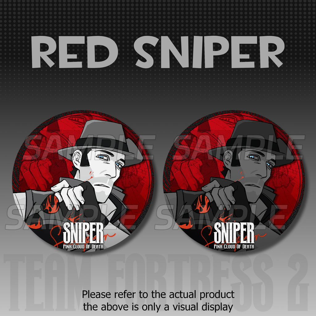 Team Fortress2-75mm Reflective Badge/Pin