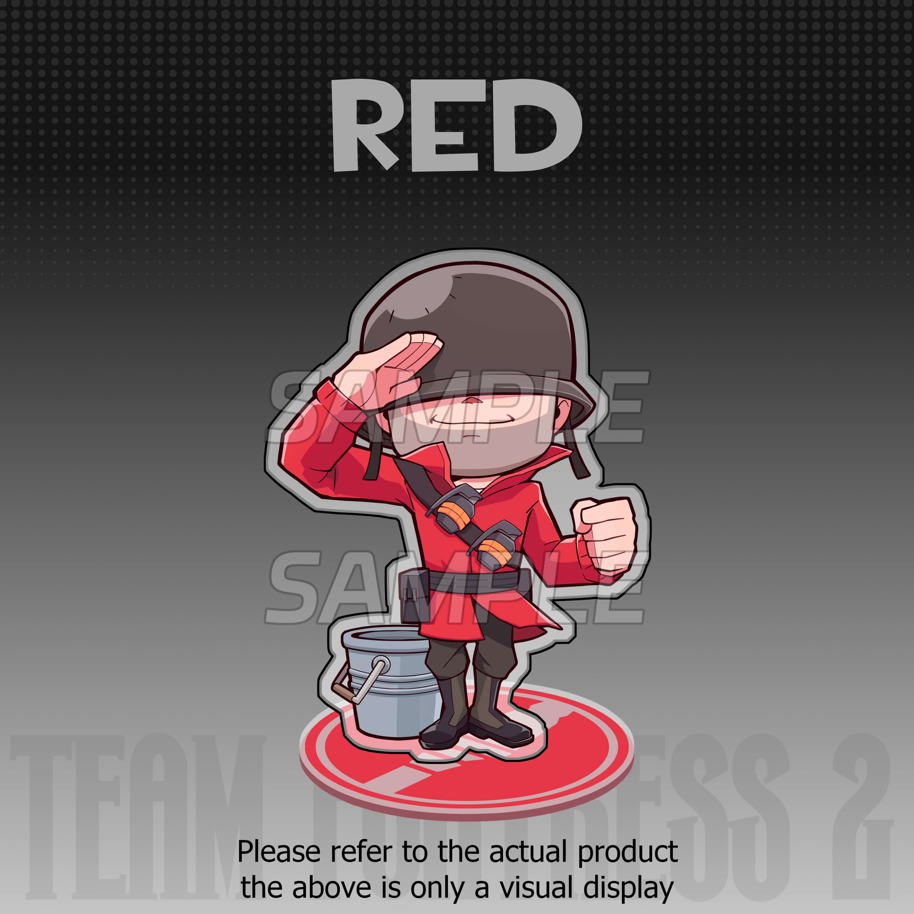 Team Fortress2-Pen Holder Soldier acrylics doujin game teamfortress