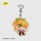 Colored Window Glitter Key Chain (Megaman CLASSIC) acrylics game ling6 megaman