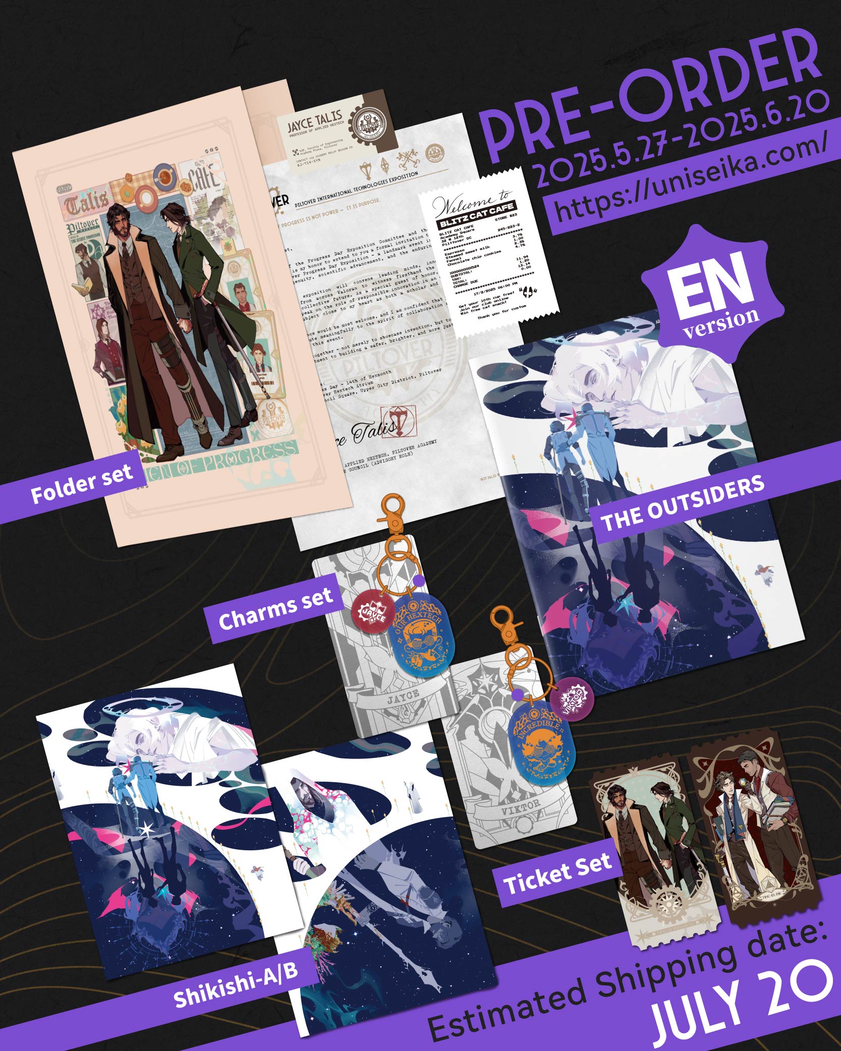Pre-Order The Outsiders by Elyan anime arcane doujin elyan