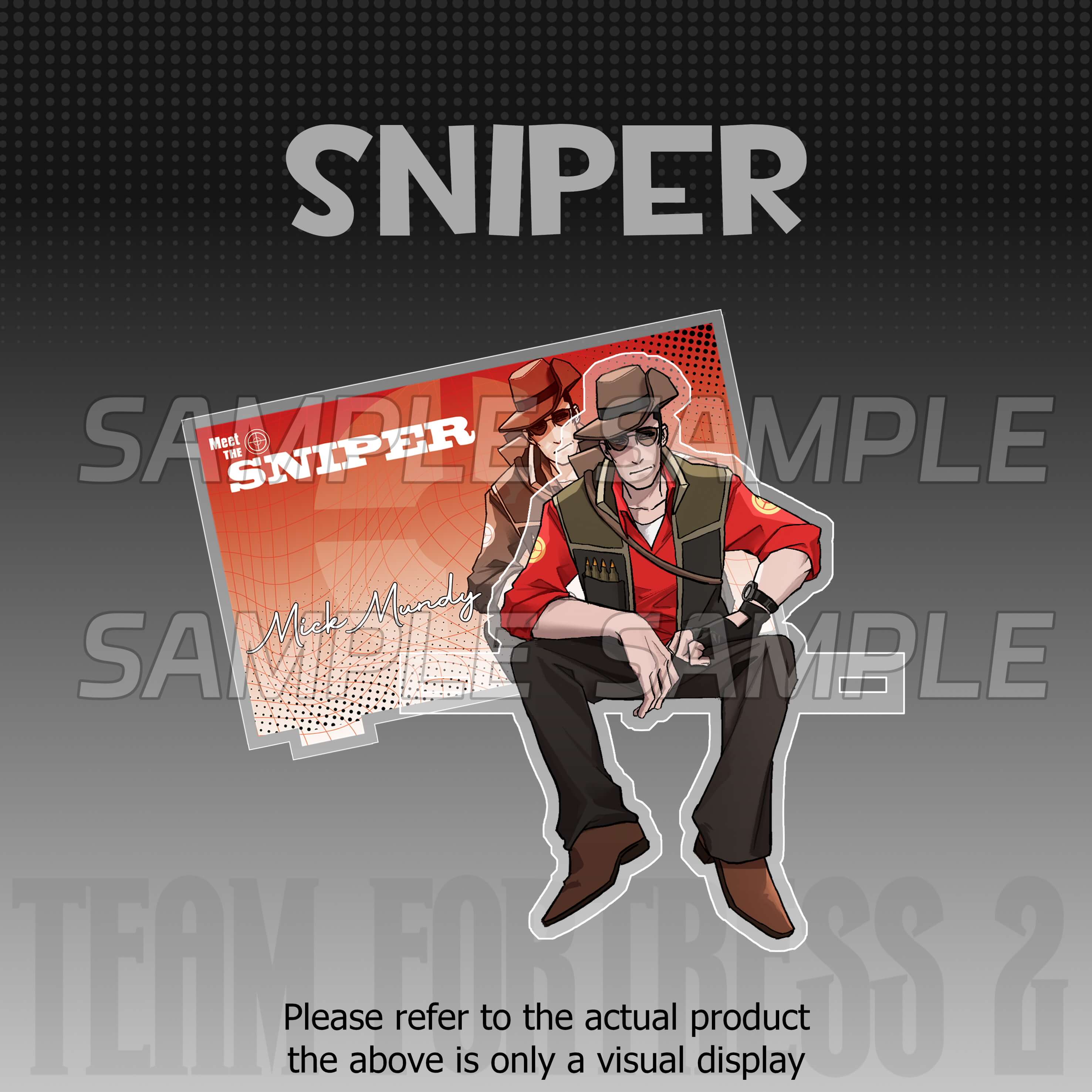 Team Fortress2-Sitting Standee acrylics doujin game teamfortress
