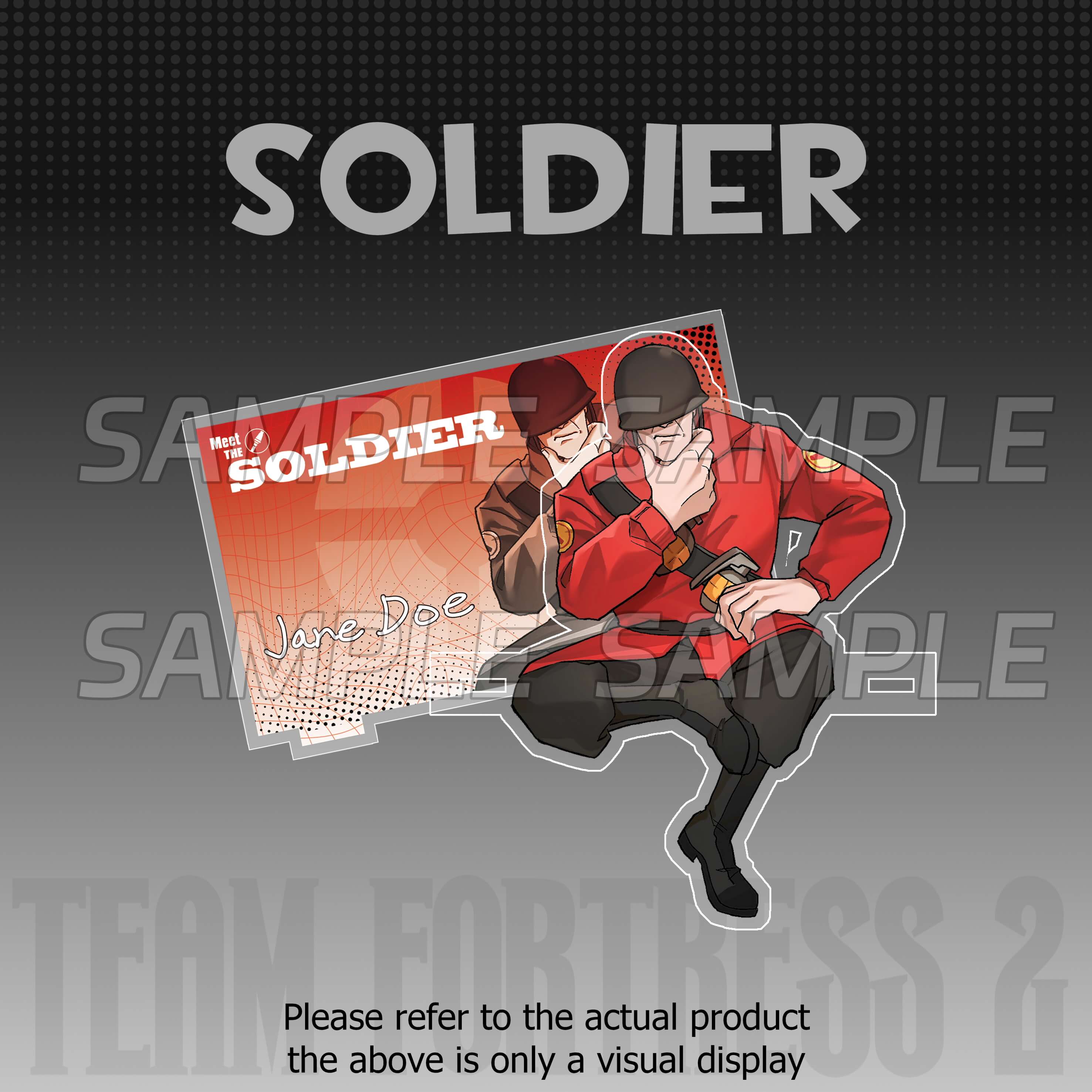 Team Fortress2-Sitting Standee acrylics doujin game teamfortress