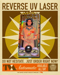 TVA Variant Loki Reverse UV Laser Ticket a3n acrylics doujin rps