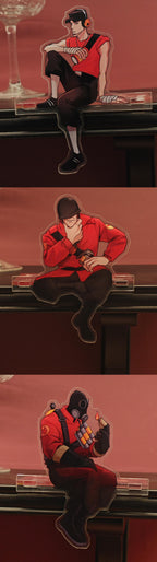 Team Fortress2-Sitting Standee acrylics doujin game teamfortress