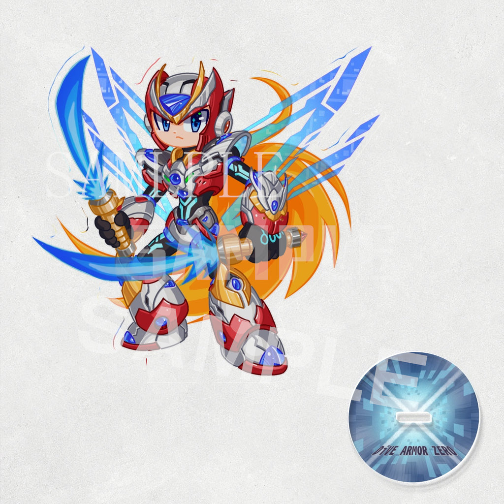 Dive Armor Standee（X/ZERO/AXL） acrylics game ling6 megaman