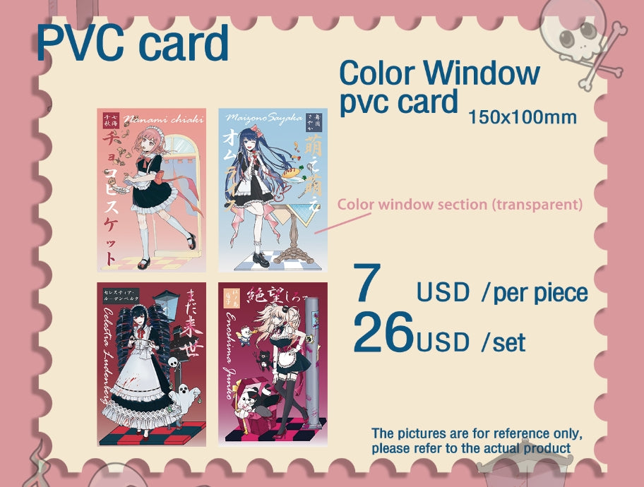 Danganronpa Maid Series PVC card Danganronpa doujin game prints tsubasa