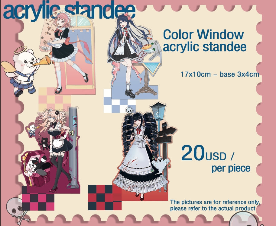 Danganronpa Maid Series acrylic standee/stand acrylics Danganronpa doujin game tsubasa