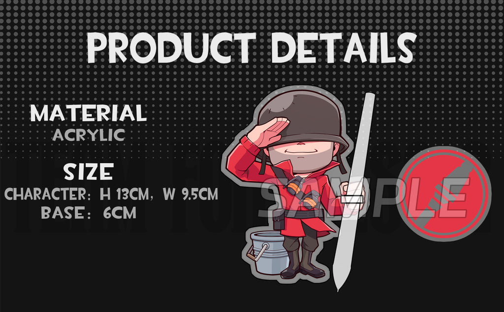 Team Fortress2-Pen Holder Soldier