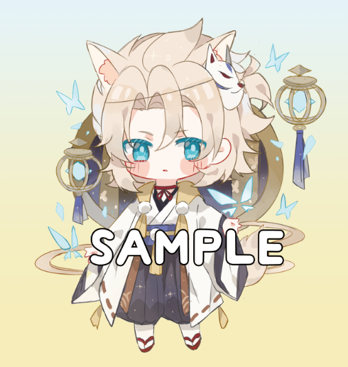 [PRE-ORDER] Genshin 四季流雲 Resin Acrylic Keychain
