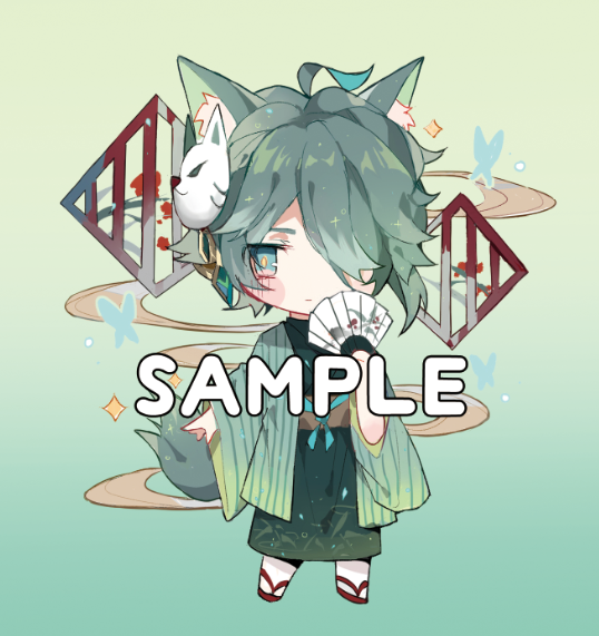 [PRE-ORDER] Genshin 四季流雲 Resin Acrylic Keychain